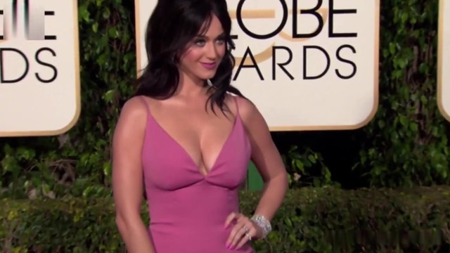 Katy Perry sexy - Golden Globe Awards (2016)