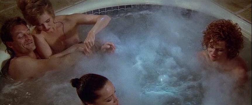 Lysette Anthony nude, Ellen Barkin sexy, Tea Leoni sexy, Victoria Mahoney nude - Switch (1991)