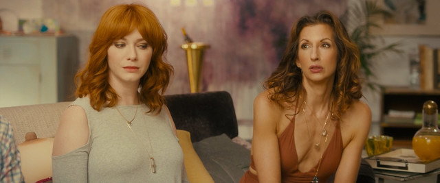 Christina Hendricks sexy, Anna Camp sexy - Egg (2018)